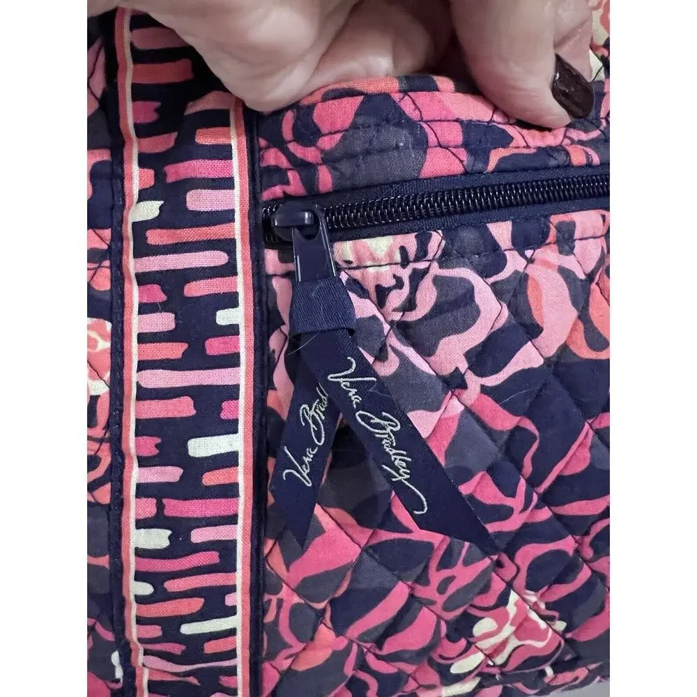 Vera Bradley Katalina Pink Retired Pattern Hipster Crossbody 11 X 11